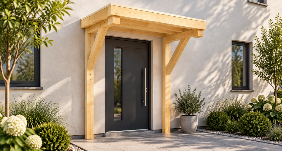 Entrance Canopy 1.5 × 1.2 m in Natural — uncoloured