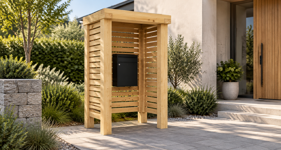Mailbox Shelter Mailbox 1 in Natural — uncoloured